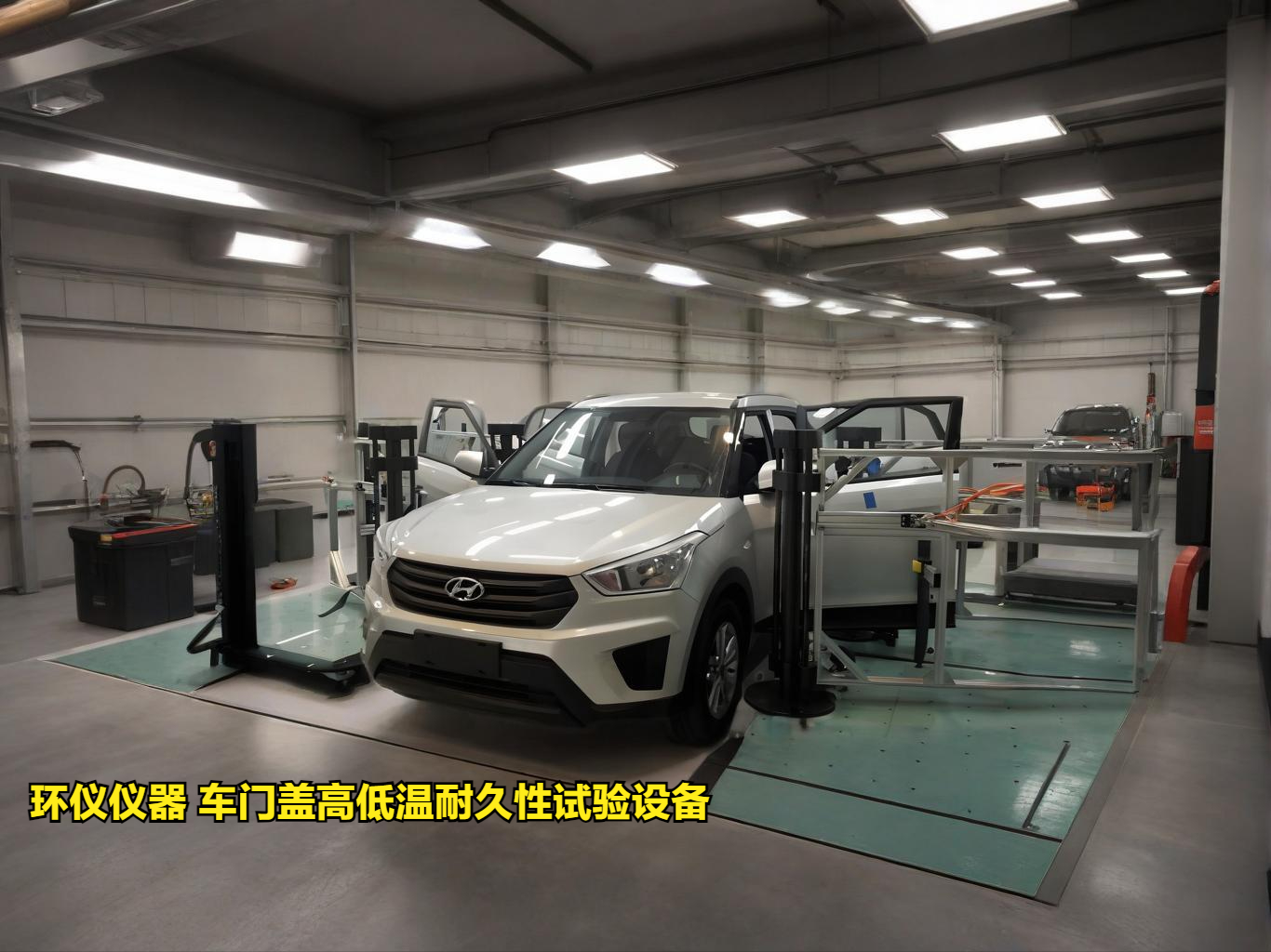 車門蓋高低溫耐久性試驗設備的技術方案